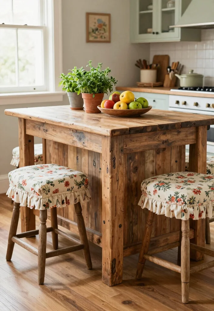 9 Animal Crossing Kitchen Ideas for Creative Builds 2. Rustic Kitchen Island 0