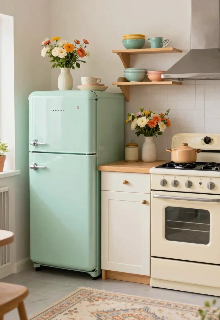 9 Animal Crossing Kitchen Ideas for Creative Builds 5. Vintage Kitchen Appliances 0