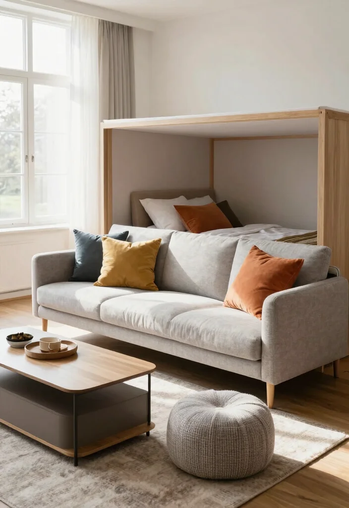 9 Extremely Small Living Room Ideas That Actually Work 12 9 Extremely Small Living Room Ideas That Actually Work 2. Multifunctional Furniture 0